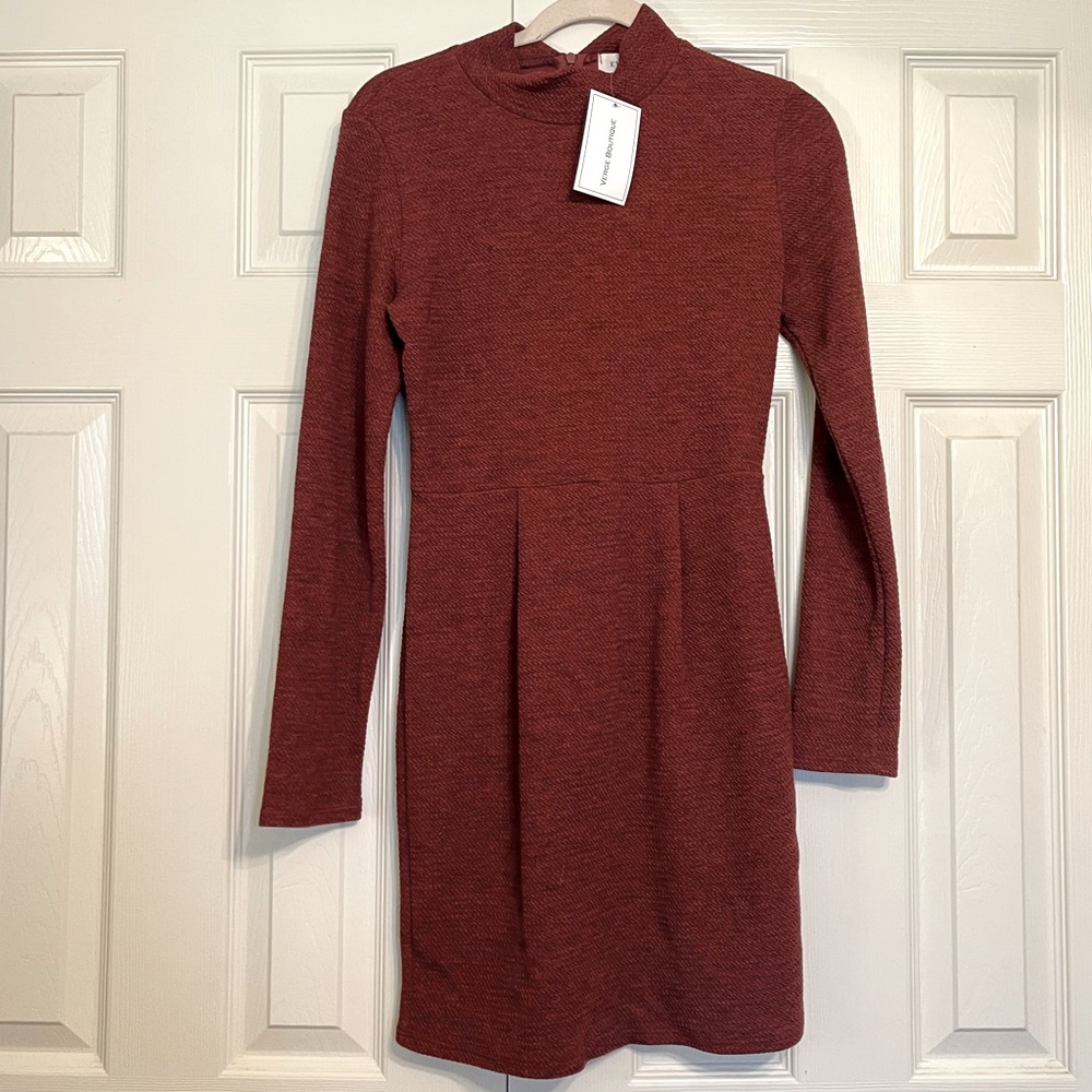 Red Sweater Dress. NWT